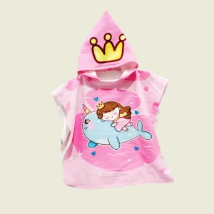 Dětský ručník s kapucí - princezna | kocarkynacesty.cz